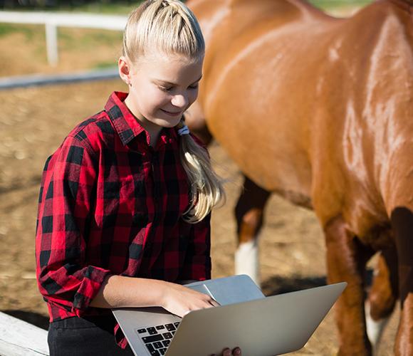 équitation adolescent